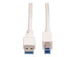 VALORE-Cavo-USB-bianco-Da-USB--M--a-USB-tipo-B--M--USB-3.0---3-m