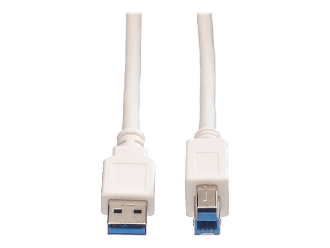 VALORE-Cavo-USB-bianco-Da-USB--M--a-USB-tipo-B--M--USB-3.0---3-m