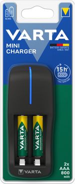 Varta-Mini-Charger-for-2AA-AAA-accus--incl.-2x-AAA-800mAh----con-indicazione-a-LED-e-timer-di-sicurezza