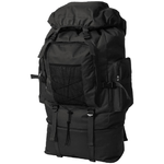 VidaXL Zaino Stile Militare XXL 100 L Nero