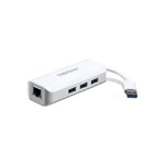 Trendnet TU3-ETGH3 replicatore di porte e docking station per laptop Bianco