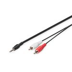 Digitus Cavo Adattatore Audio stereo 3.5mm - 2x RCA M/M 2.