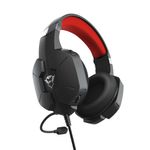 Trust-GXT-323-Carus-Cuffia-Padiglione-auricolare-Connettore-3.5-mm-Nero-Rosso