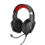 Trust-GXT-323-Carus-Cuffia-Padiglione-auricolare-Connettore-3.5-mm-Nero-Rosso