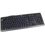 HP 672647-043 tastiera Ufficio USB QWERTZ Tedesco Nero