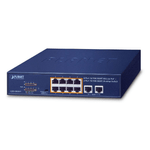 PLANET GSD-1008HP switch di rete Non gestito Gigabit Ethernet 10/100/1000 Supporto Power over Ethernet PoE 1U Blu (8-Por