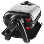 Tefal WM756D piastra per waffle 2 waffle 1200 W Nero, Stainless steel