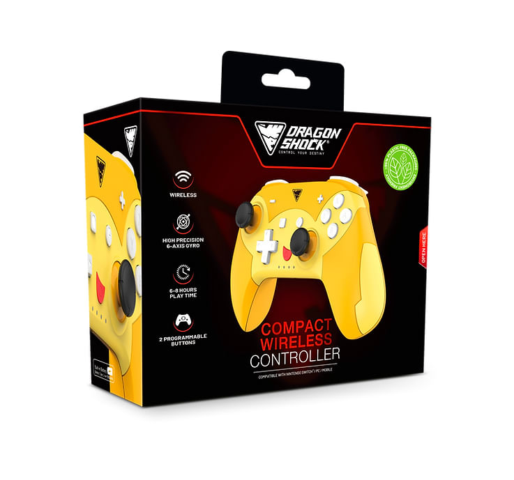 Dragonshock-PopTop-Compact-Arancione-Rosso-Giallo-Bluetooth-Gamepad-Nintendo-Switch