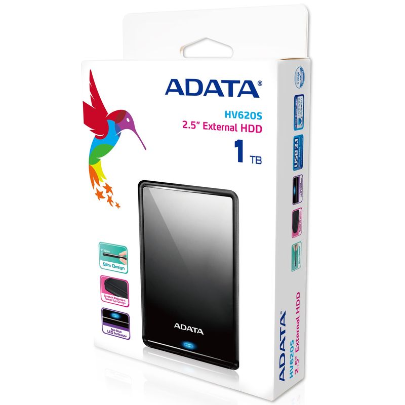 ADATA-HV620S-disco-rigido-esterno-1-TB-Nero--Adata-AHV620S-1TU31-CBK-1TB-USB-3.1-Black-2.5-Portable-External-Hard-Drive-