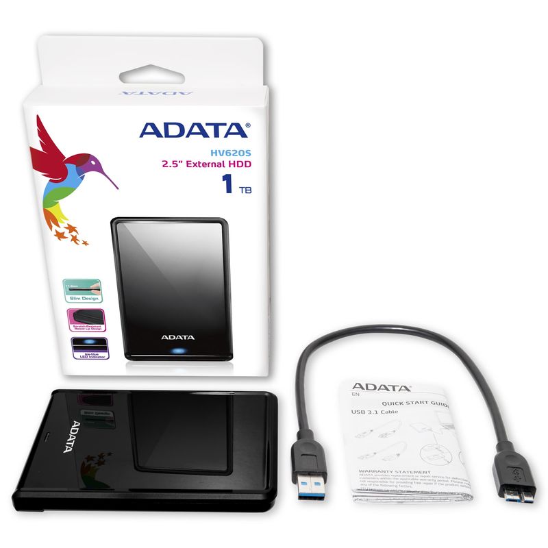 ADATA-HV620S-disco-rigido-esterno-1-TB-Nero--Adata-AHV620S-1TU31-CBK-1TB-USB-3.1-Black-2.5-Portable-External-Hard-Drive-