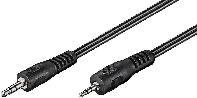 Microconnect-AUD3525LL2-cavo-audio-2-m-3.5mm-2.5mm-Nero--Minijack-Cable-2-meter---Audio-AUX-adapter-Cable-3.5---mm-to-2.