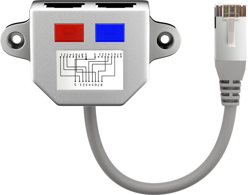 Splitter-ISDN-goobay-da-15-cm