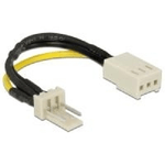 DeLOCK - Netzkabel für Lüfter - 3 PIN Internal Power (M) - 3 PIN Internal Power (W) - 8 cm (83656)