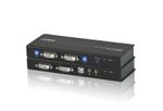 Typ-KVM-Extender--Monitor-2x-DVI--Dual-Link---Tastatur-Maus-USB--Audio--Lautsprecher-Mikrofon--LAN-2x-100Base-TX--Auflsu