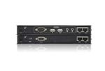 Typ-KVM-Extender--Monitor-2x-DVI--Dual-Link---Tastatur-Maus-USB--Audio--Lautsprecher-Mikrofon--LAN-2x-100Base-TX--Auflsu