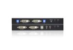 Typ-KVM-Extender--Monitor-2x-DVI--Dual-Link---Tastatur-Maus-USB--Audio--Lautsprecher-Mikrofon--LAN-2x-100Base-TX--Auflsu