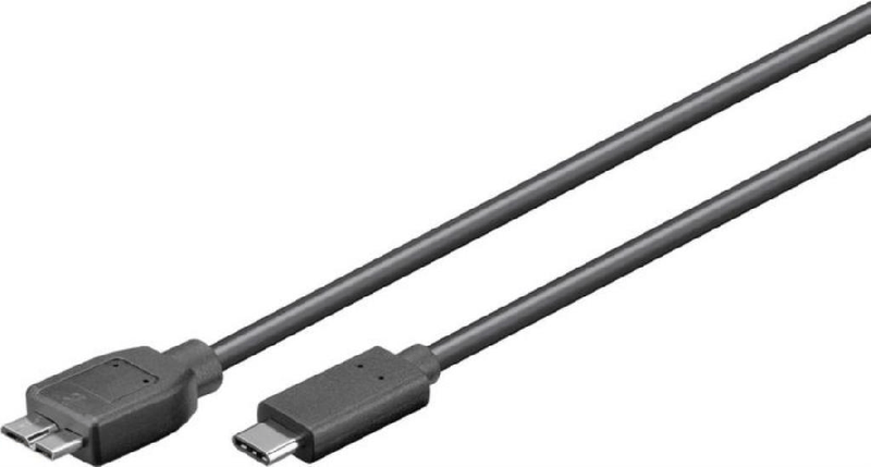 Cavo-USB-Typo-C-to-USB-3.0-Micro-B---06mt---Nero