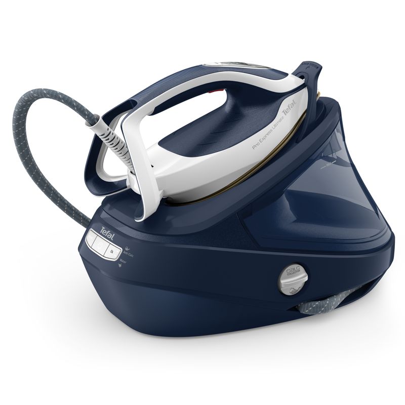 Tefal-Pro-Express-Ultimate-II-GV9720-12-L-Durilium-Airglide-Autoclean-Ultra-Thin-soleplate-Blu-Bianco