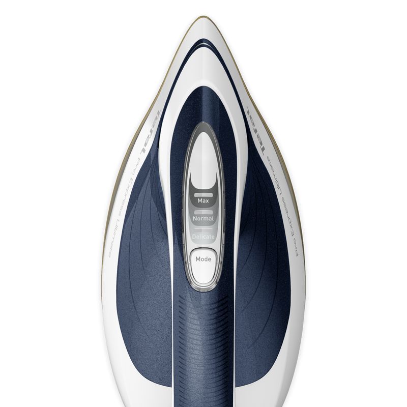 Tefal-Pro-Express-Ultimate-II-GV9720-12-L-Durilium-Airglide-Autoclean-Ultra-Thin-soleplate-Blu-Bianco