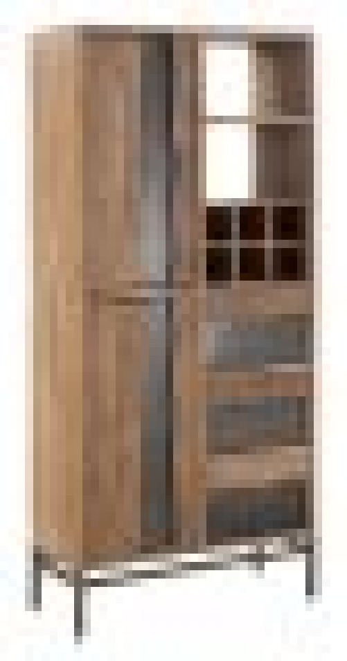 LIBRERIA YELLOWSTONE CM 88X40X195 (LEGNO DI ACACIA NILOTICA)