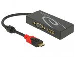 Delock-Splitter-USB-di-tipo-C--modalit--DP-Alt---1-x-HDMI-1-x-uscita-VGA