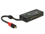 Delock-Splitter-USB-di-tipo-C--modalit--DP-Alt---1-x-HDMI-1-x-uscita-VGA