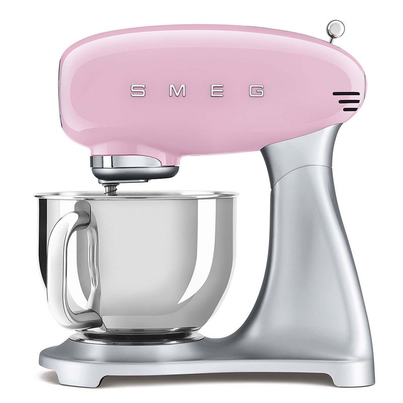 Robot-da-cucina-Smeg-stile-anni--50-SMF02PKEU-4.8-litri-Cadillac-rosa