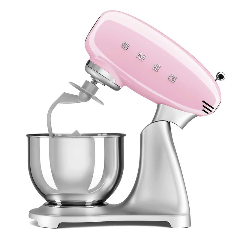 Robot-da-cucina-Smeg-stile-anni--50-SMF02PKEU-4.8-litri-Cadillac-rosa