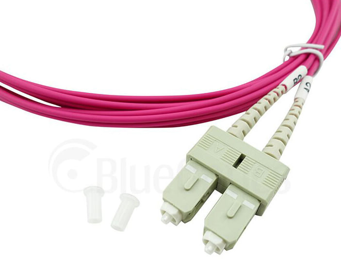 Cavo-patch-fibra-ottica-duplex-LC-SC-Multimodale-OM4-20-metri