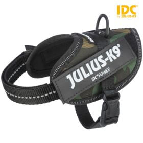 Julius-K9-Pettorina-per-cani-IDC-Powerharness-Tg.-Mini-Mini-XS---Tg.-Mini-Mini--Circonferenza-40-53-cm-Peso-4-7-Kg--Giallo-Fluo