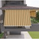 Tenda da sole per balcone con bracci, impermeabile 250cm giallo arancio Golisa