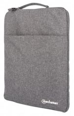 Manhattan-Seattle-396-cm-15.6-Custodia-a-tasca-Grigio--Seattle-Laptop-Sleeve-15.6-Grey-Padded-Extra-Soft-Internal-Cushio