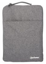 Manhattan-Seattle-396-cm-15.6-Custodia-a-tasca-Grigio--Seattle-Laptop-Sleeve-15.6-Grey-Padded-Extra-Soft-Internal-Cushio