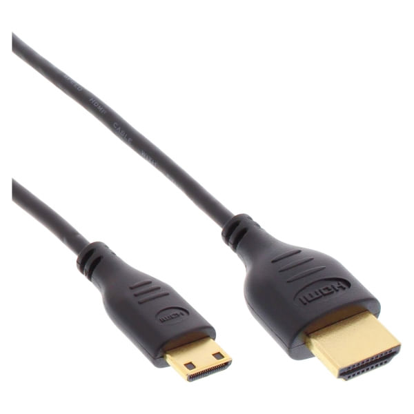 Cavo-HDMI-Superslim-da-A-a-C---HS-con-Eth.---Premium---nero---oro---1--8-m