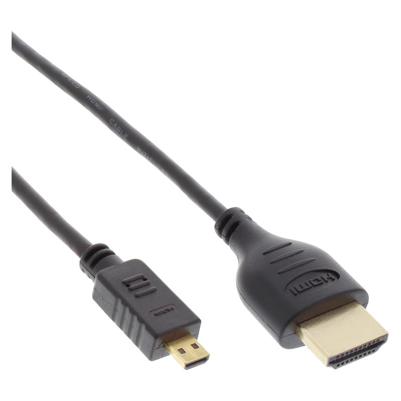 Cavo-HDMI-Superslim-da-A-a-D---HS-con-Eth.---Premium---nero---oro---1--5-m