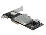 DeLOCK-PCI-Express-Card-to-1-x-10GBase-T-LAN-PoE--RJ45---Netzwerkadapter---PCIe-3.0-x4---10Gb-Ethernet--PoE--