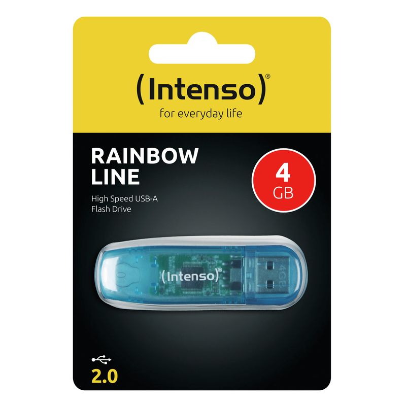 INTENSO-PEN-DISK-RAINBOW-LINE-4GB-BLU-USB-2.0