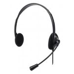 Manhattan 179898 cuffia e auricolare Cablato A Padiglione Ufficio USB tipo A Nero (HEADSET STEREO USB-A ON-EAR- - RETAIL