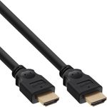 InLine Cavo HDMI - HDMI High Speed - ST - ST - contatti placcati oro - nero - 05 m