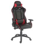 LC-Power LC-GC-1 sedia per videogioco Sedia da gaming per PC Nero, Rosso