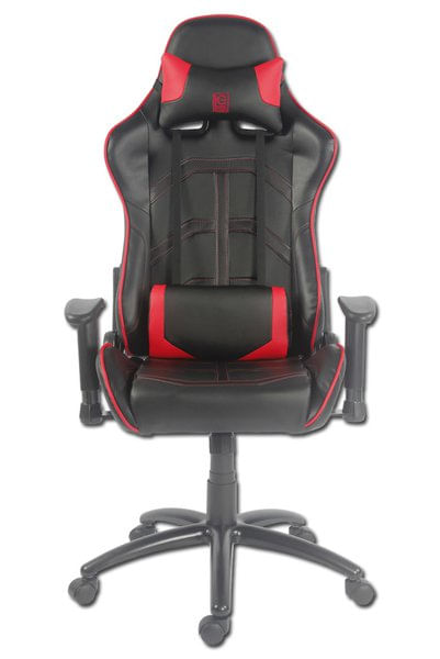 Sedia-da-gaming-LC-POWER-ergonomica-nera-rossa-portata-max