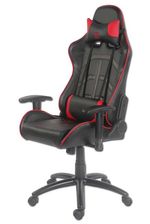 Sedia-da-gaming-LC-POWER-ergonomica-nera-rossa-portata-max