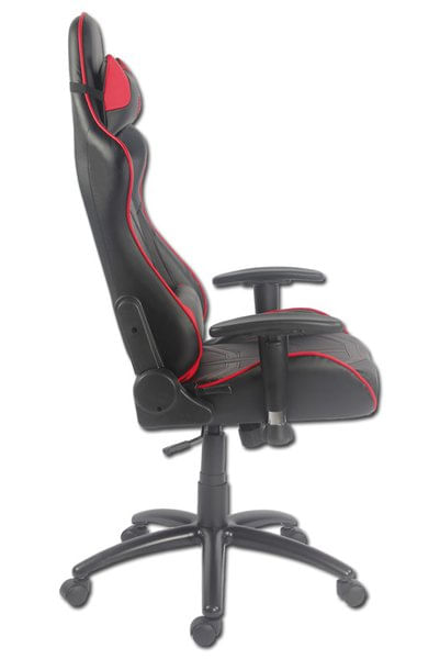 Sedia-da-gaming-LC-POWER-ergonomica-nera-rossa-portata-max