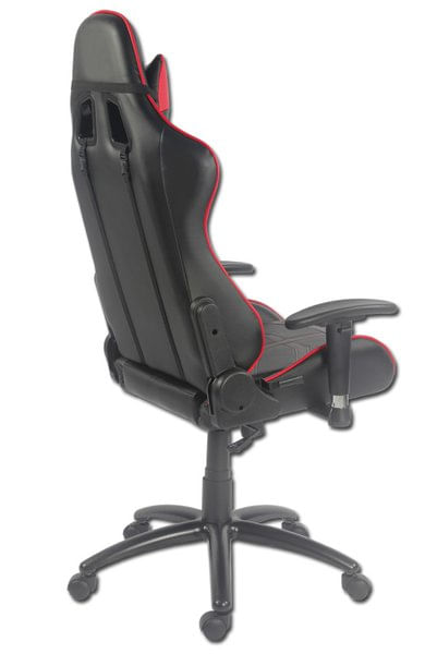 Sedia-da-gaming-LC-POWER-ergonomica-nera-rossa-portata-max