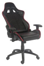 Sedia-da-gaming-LC-POWER-ergonomica-nera-rossa-portata-max