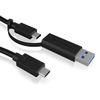 ICY-BOX-IB-CB031-cavo-USB-1-m-USB-3.2-Gen-2--3.1-Gen-2--USB-A-USB-C-USB-C-Nero