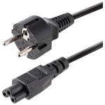 StarTech.com-Cavo-di-Alimentazione-CA-da-3m-Spina-Schuko-a-C5-2.5A-250V-18AWG-Cavo-Elettrico-di-Alimentazione-di-Ricambio-per-Alimentatori-con-Attacco-C6-per-Notebook-Monitor--753E-3M-POWER-LEAD-