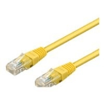 Goobay Wentronic goobay - Patch-Kabel - RJ-45 (M) bis RJ-45 (M) - 25,0m - UTP - CAT 5e - geformt - Gelb (95634)