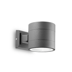 Ideal Lux Applique Moderna Snif Round Alluminio Antracite 1 Luce G9 3W 3000K Luce Calda