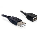 DeLOCK Kabel USB 2.0 Verlaengerung, A/A 15cm S/B cavo USB 0,15 m Nero